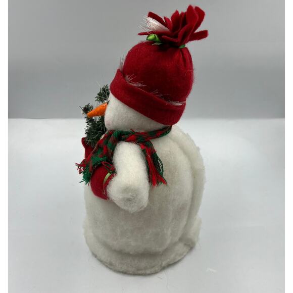 Vintage Fiber Optic Snowman Holding Christmas Tree NO PLUG TESTED - Picture 12 of 15